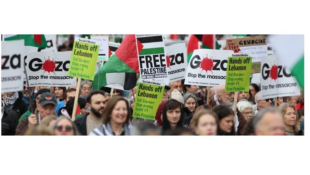 لندن تشهد أكبر مسيرة تضامنية مع فلسطين بمشاركة من 125 ألف شخص