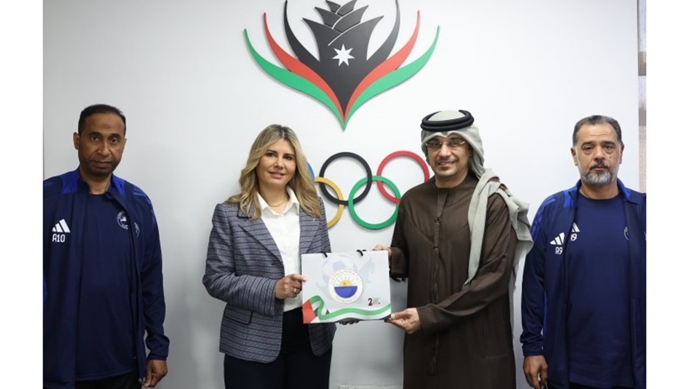 " الأولمبية"  ونادي الشارقة الإماراتي يبحثان سبل تعزيز التعاون الرياضي