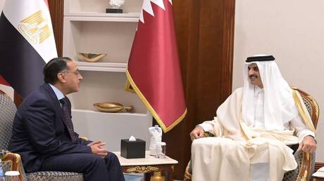 أمير قطر يؤكد أهمية التعاون مع مصر في مواجهة التطورات الإقليمية