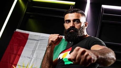 شاهد.. "الغوريلا" الكردي زاري يفوز على المصري أيمن جلال في السعودية