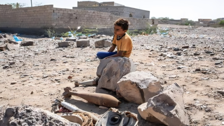 اليمن.. مقتل 5 أطفال بانفجار مقذوف من مخلفات الحرب