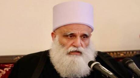 شيخ العقل في لبنان يوجه رسالة للدولة السورية عقب الأحداث الدامية في السويداء