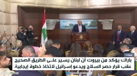 براك: لبنان يسير في الطريق الصحيح